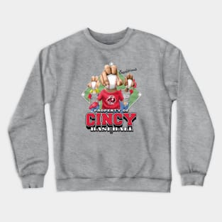 Knucklehead for Cincy Baseball Crewneck Sweatshirt